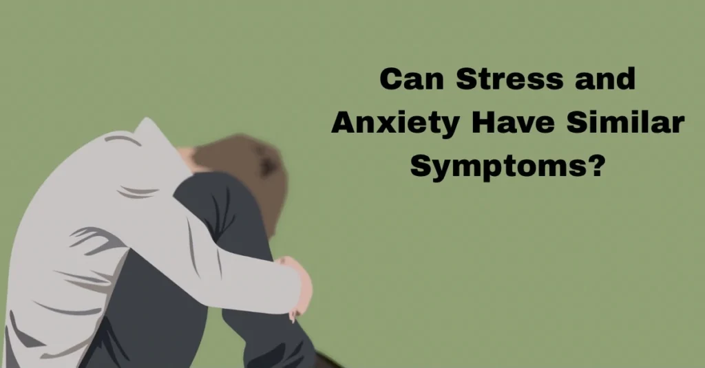 What Is the Difference Between Stress and Anxiety? Drawing of a man feeling stressed and anxious