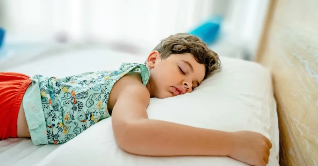 How Much Deep Sleep Do You Need? Child sleeping in bed